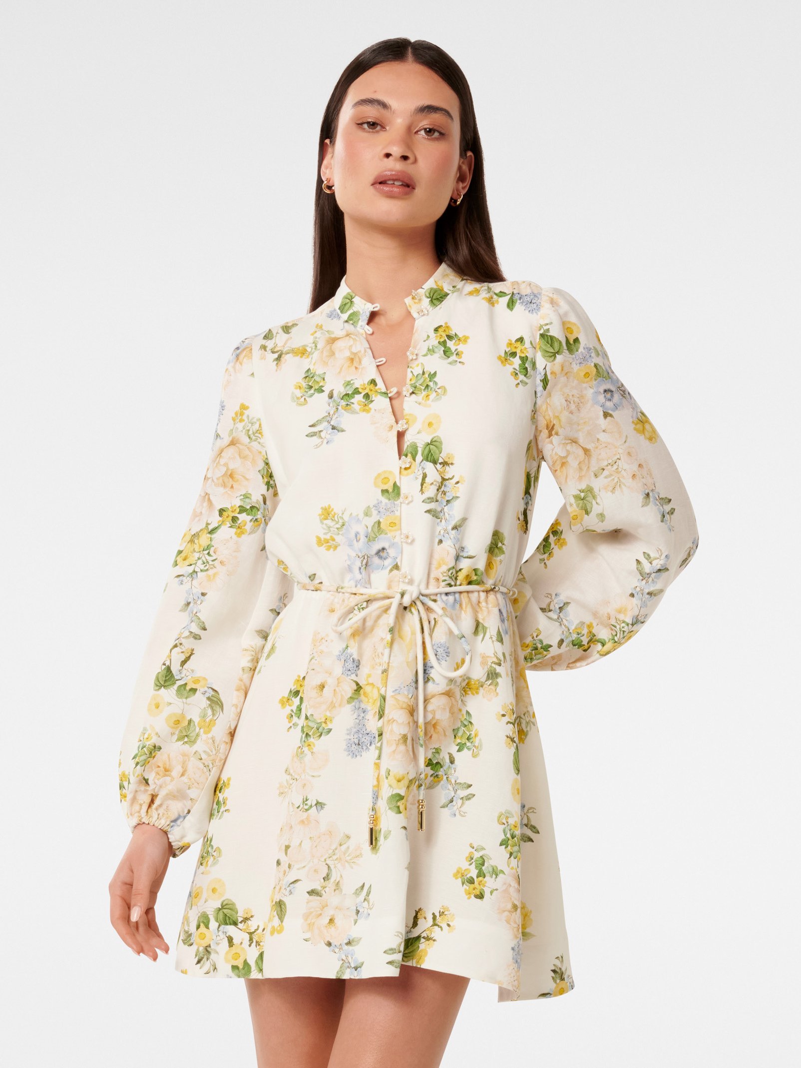 Annalise Fluted Mini Dress