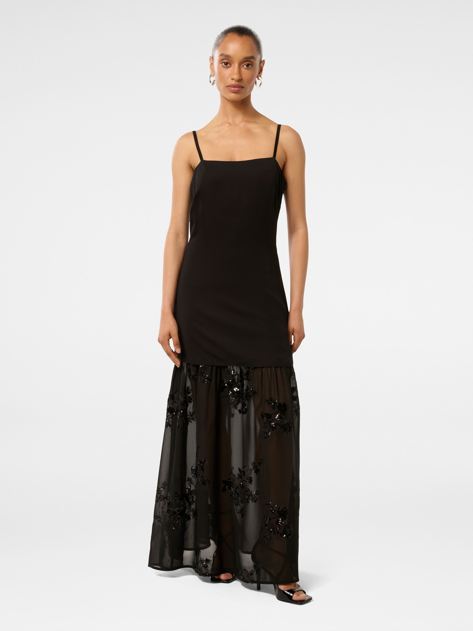 Carmel Petite Embellished Slip Maxi Dress