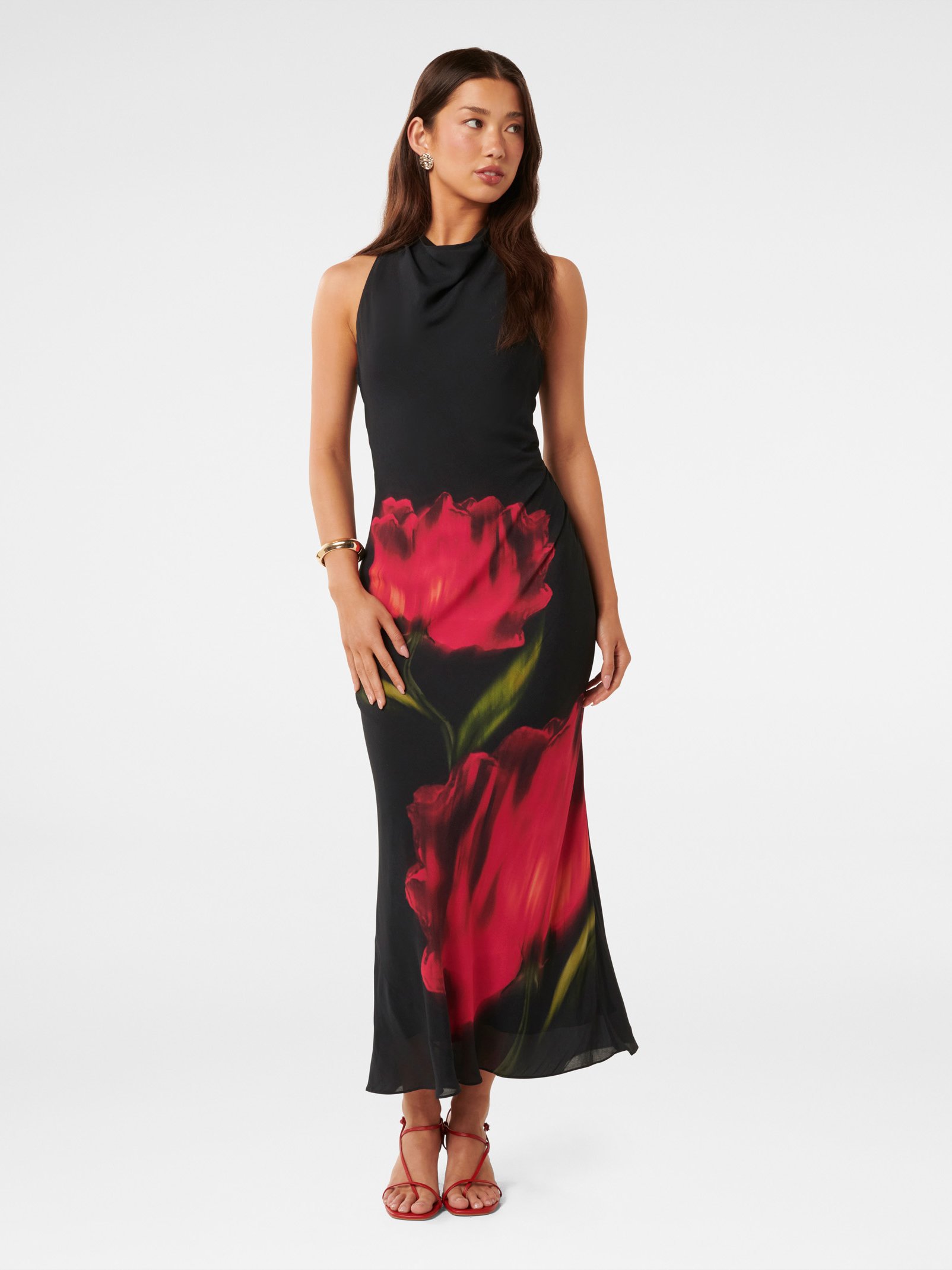 Michelle Open Back Maxi Dress