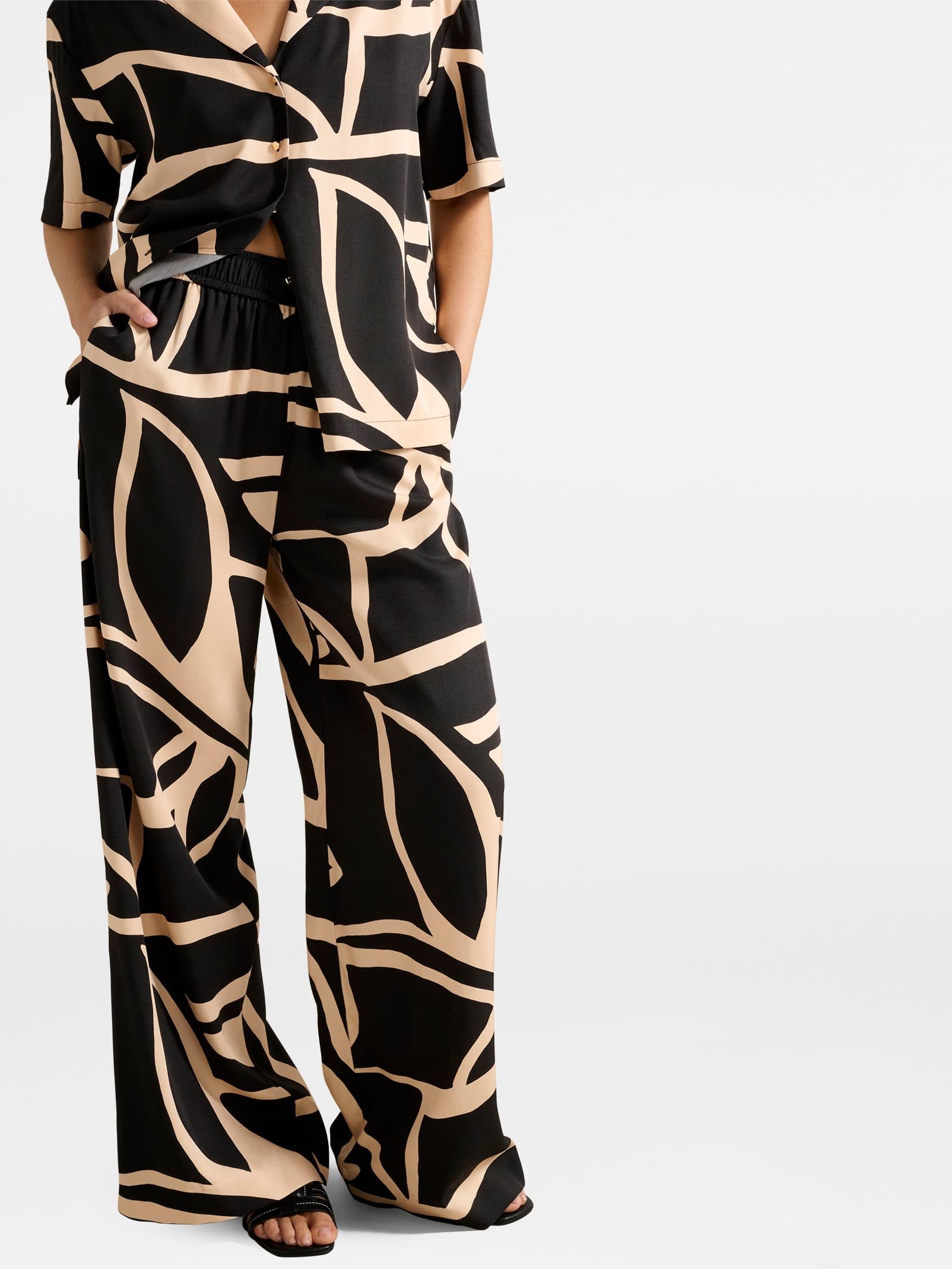 Ayla Printed Palazzo Pant