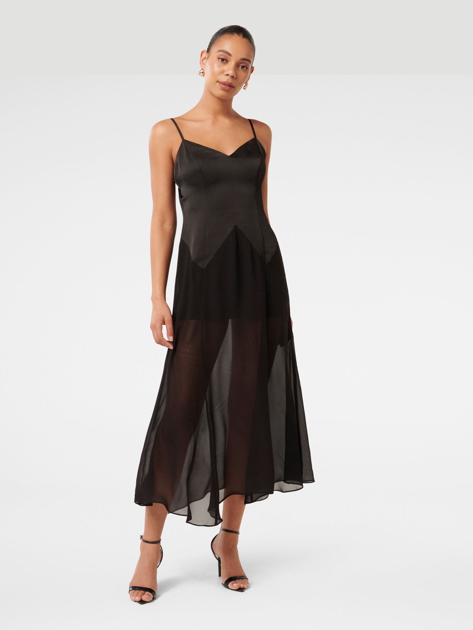 Scarlett Sheer Skirt Maxi Dress