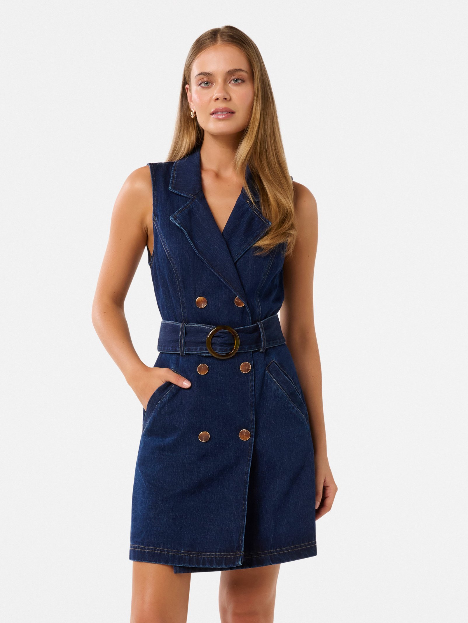 Lizzie Denim Blazer Dress