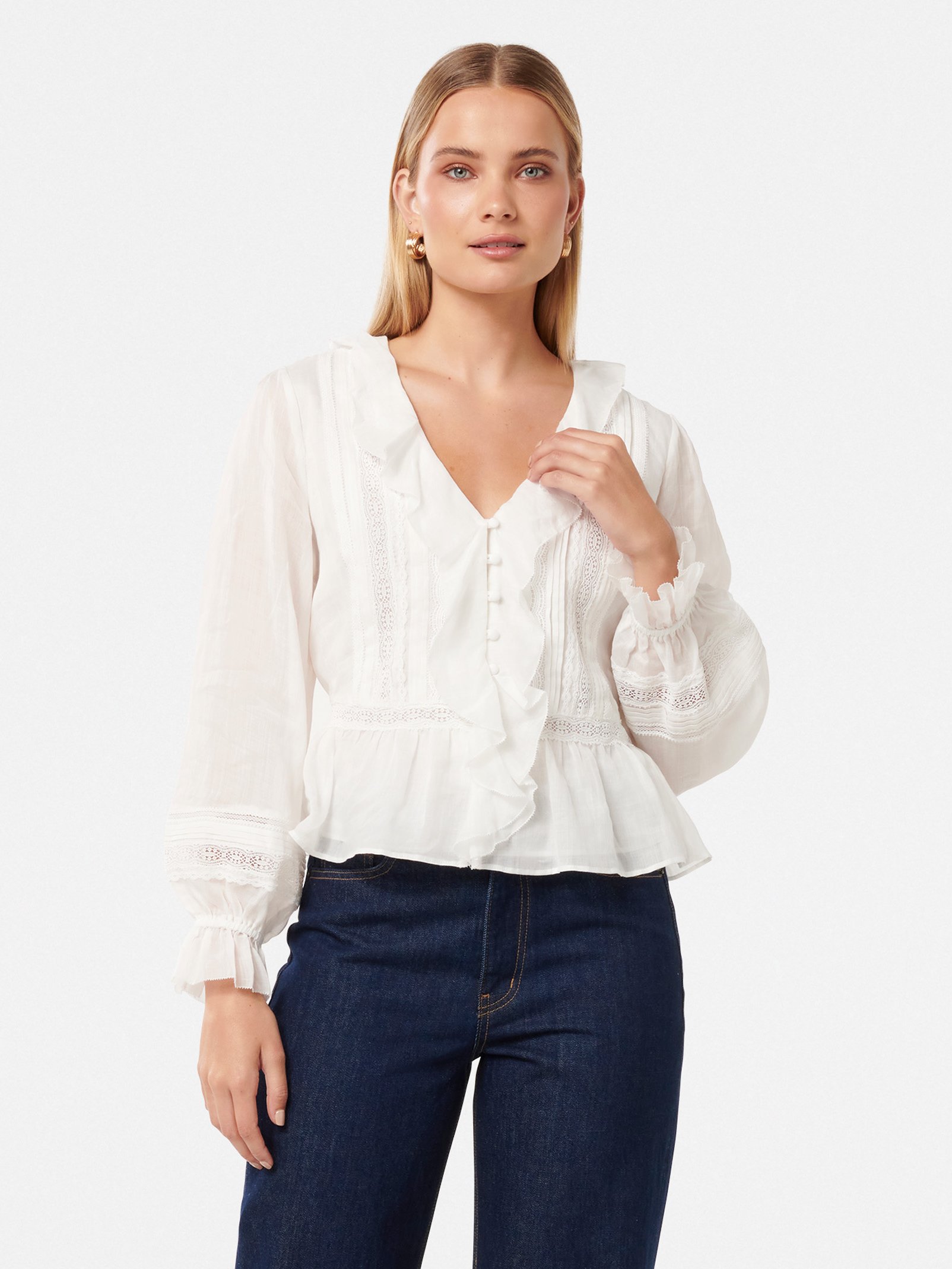 Tully Trimmed Blouse