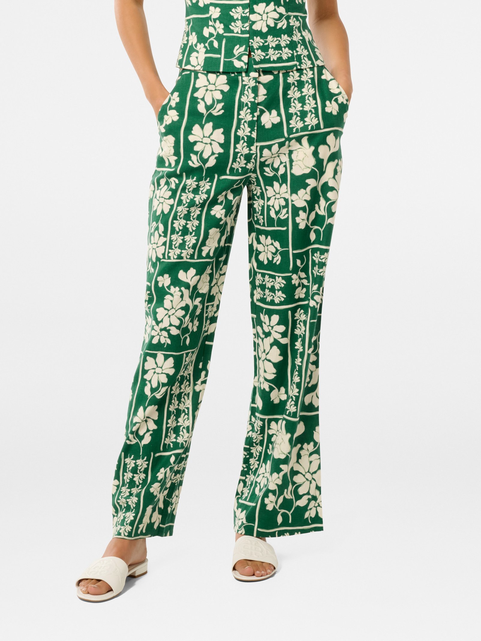 Miley Linen Wide Leg Pant