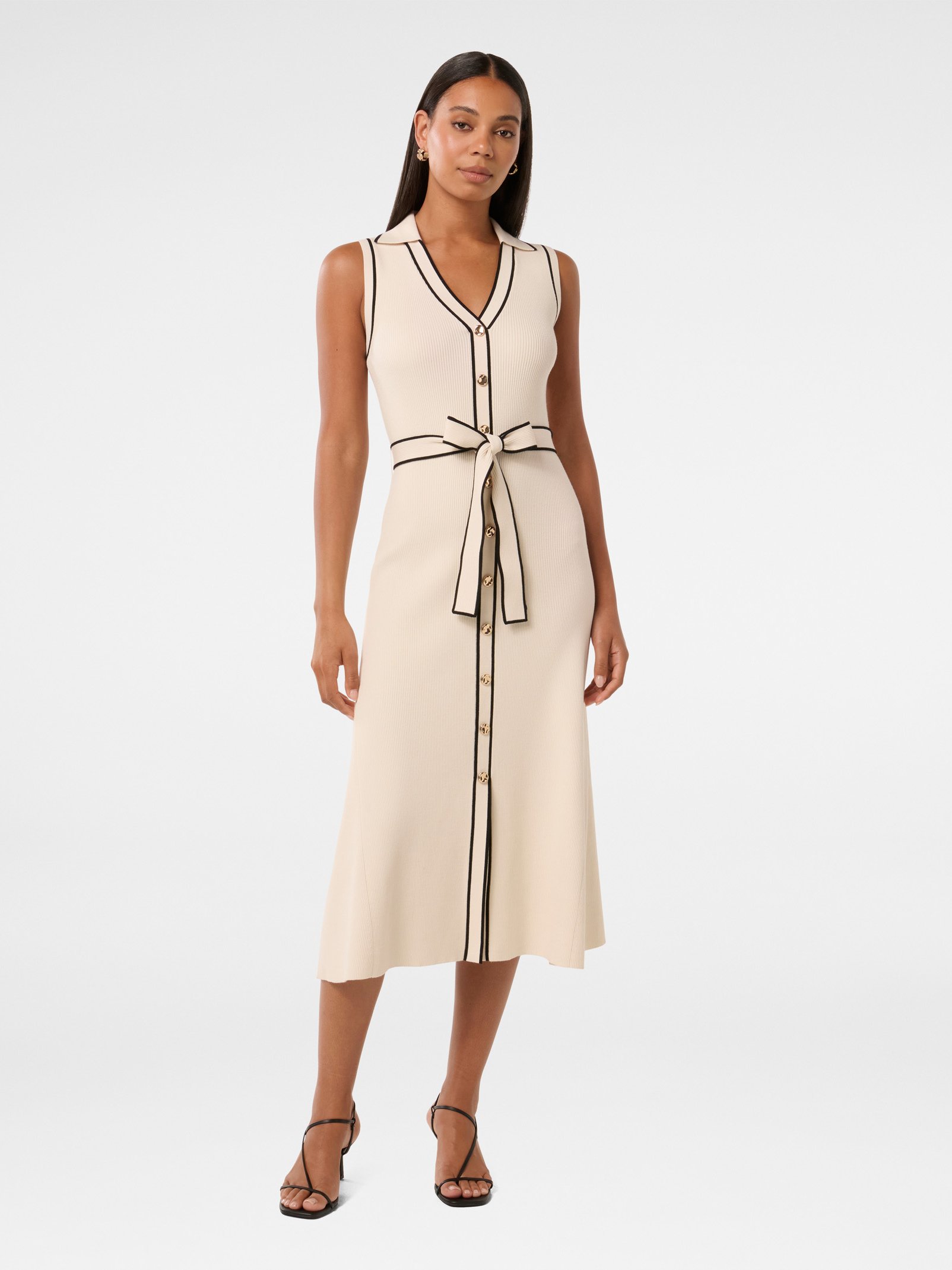 Adeline Sleeveless Knit Midi Dress