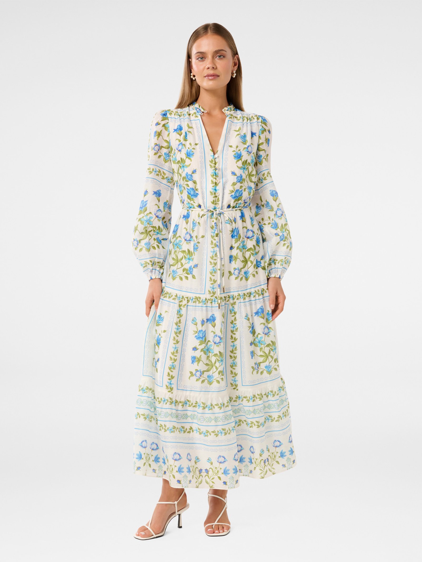 Tara Printed Midi Dress