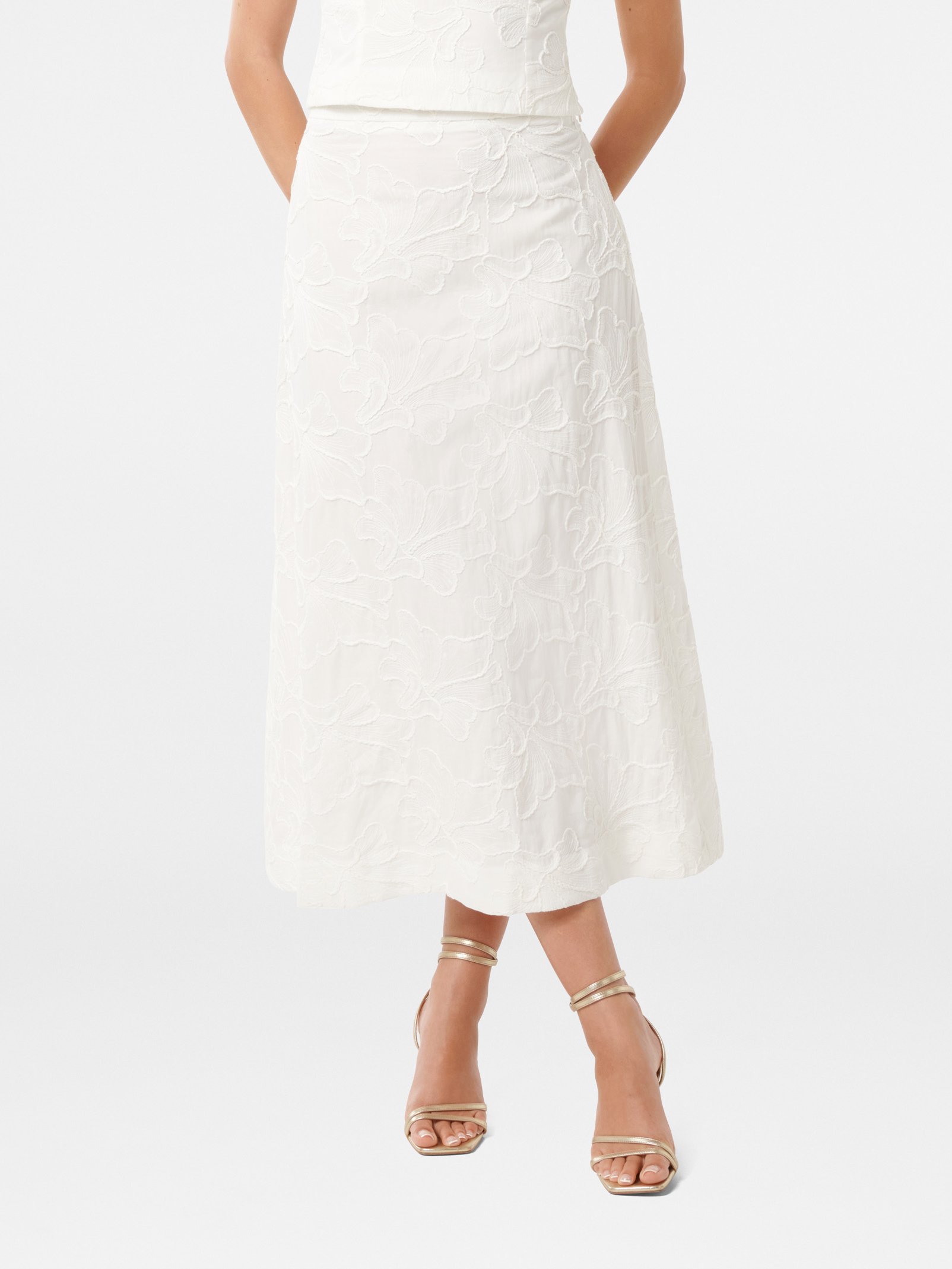 Sloane Embroidered Midaxi Skirt