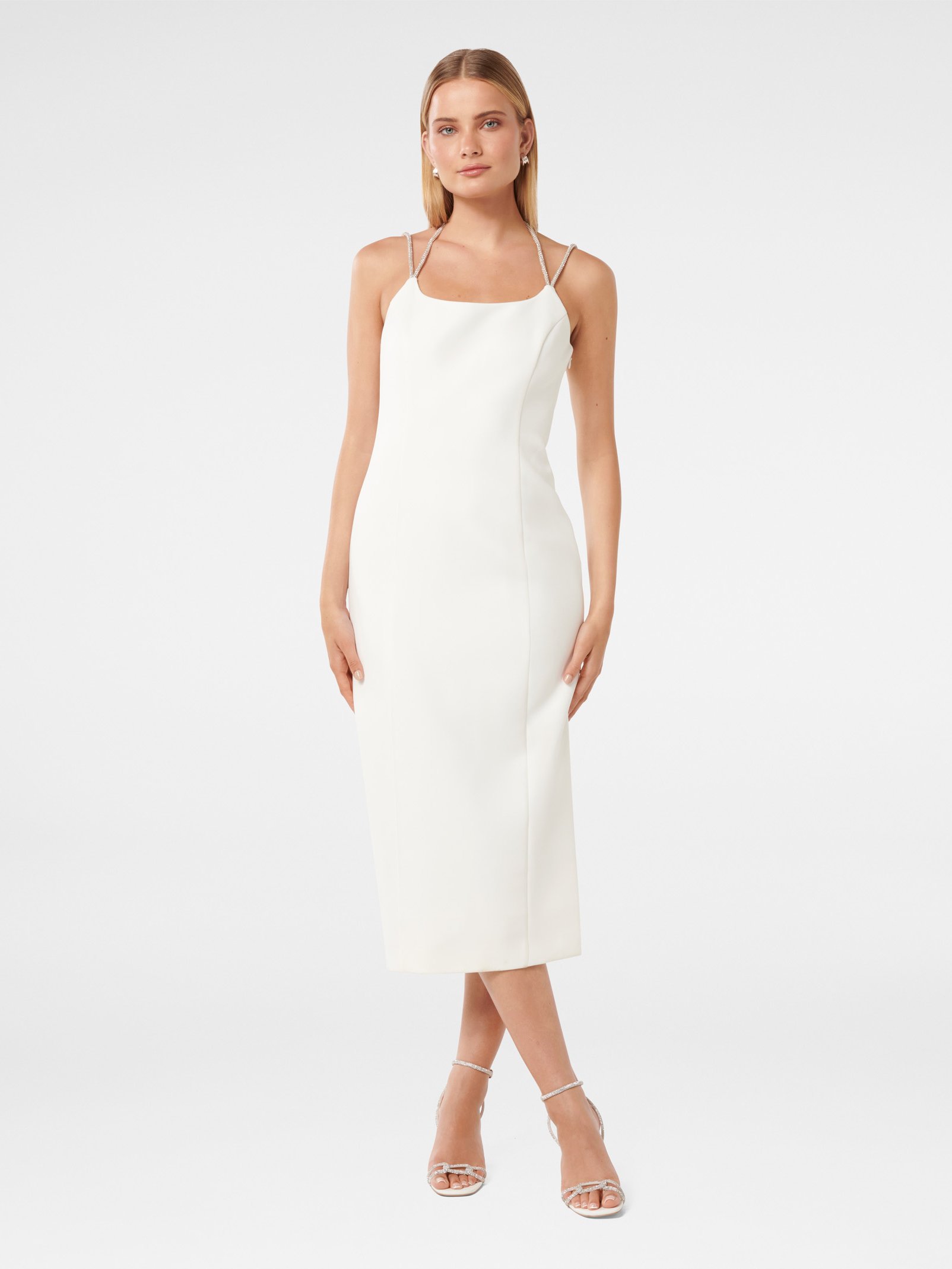 Tanaya Diamante Midi Dress