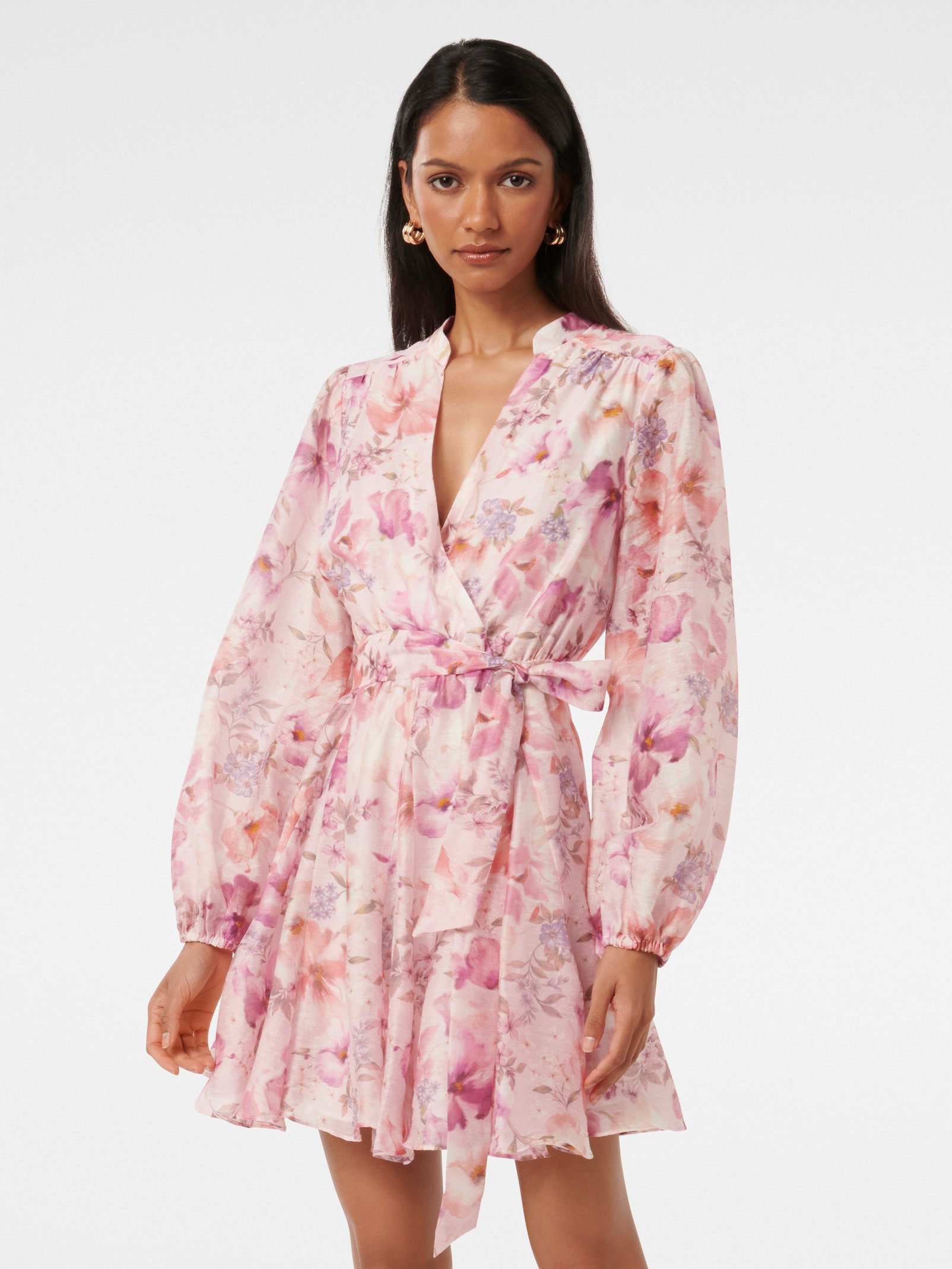 Shanaye Petite Long Sleeve Mini Dress