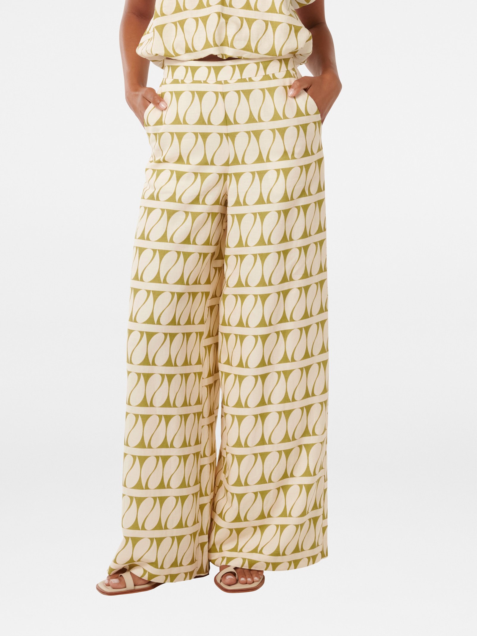 Halle Linen Wide Leg Pant