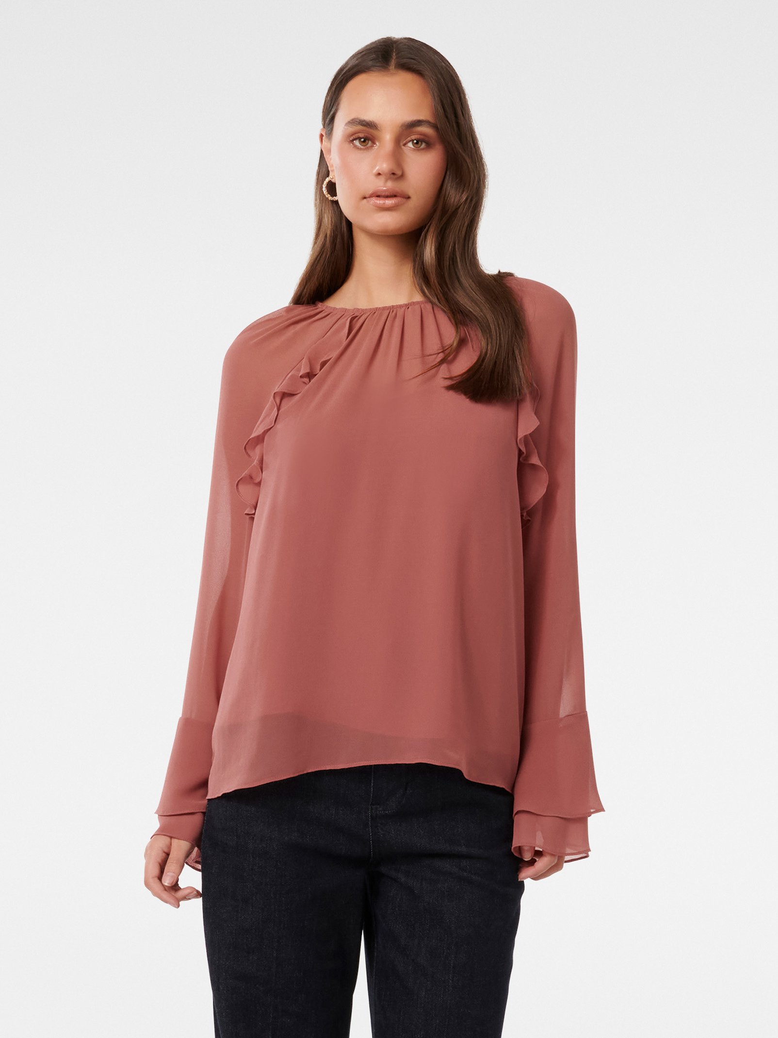 Tori Ruffle Blouse
