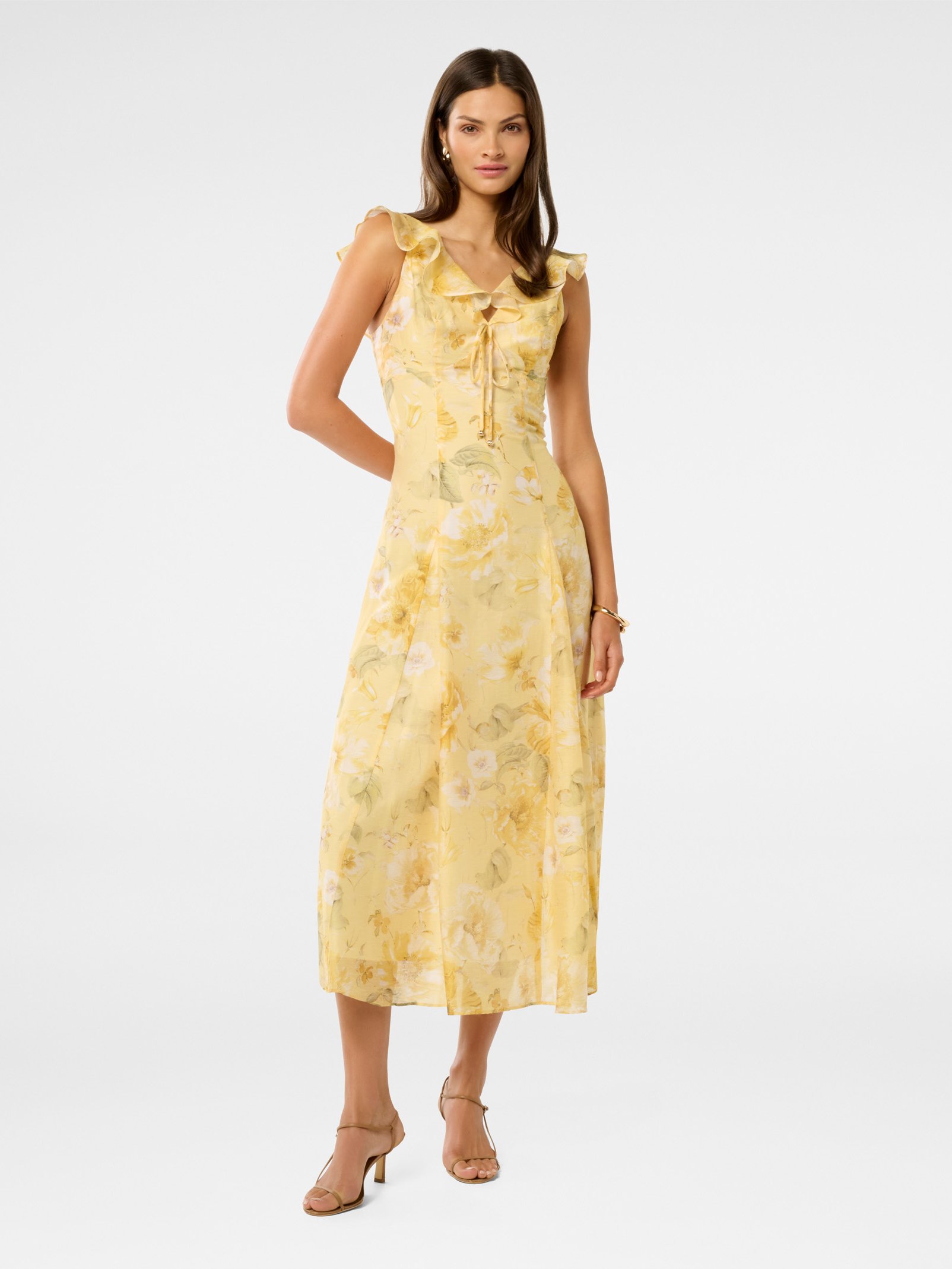 Lenny Godet Printed Midi Dress