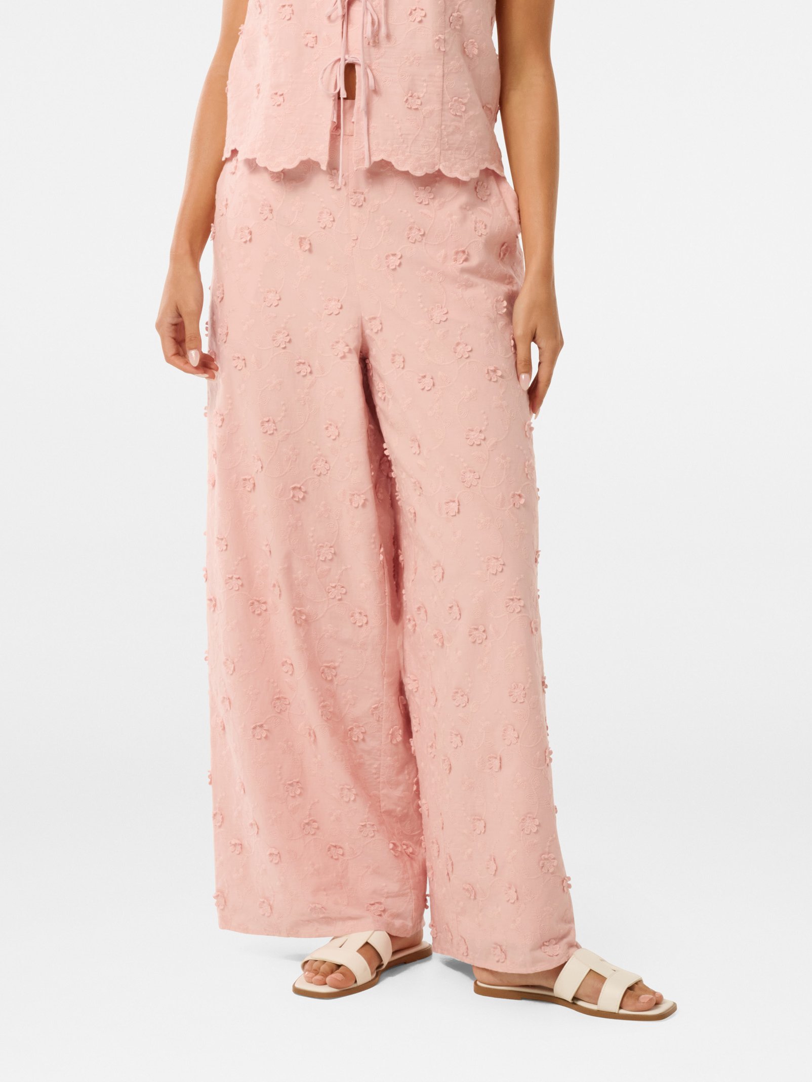 Daisy Petite Broderie Wide Leg Pant