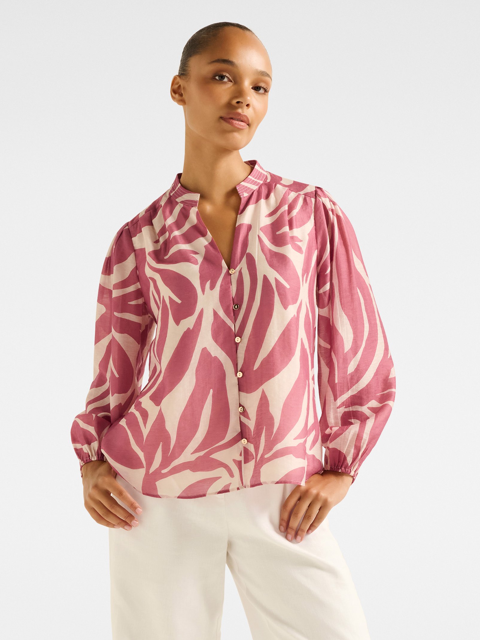 Adaline Printed Blouse