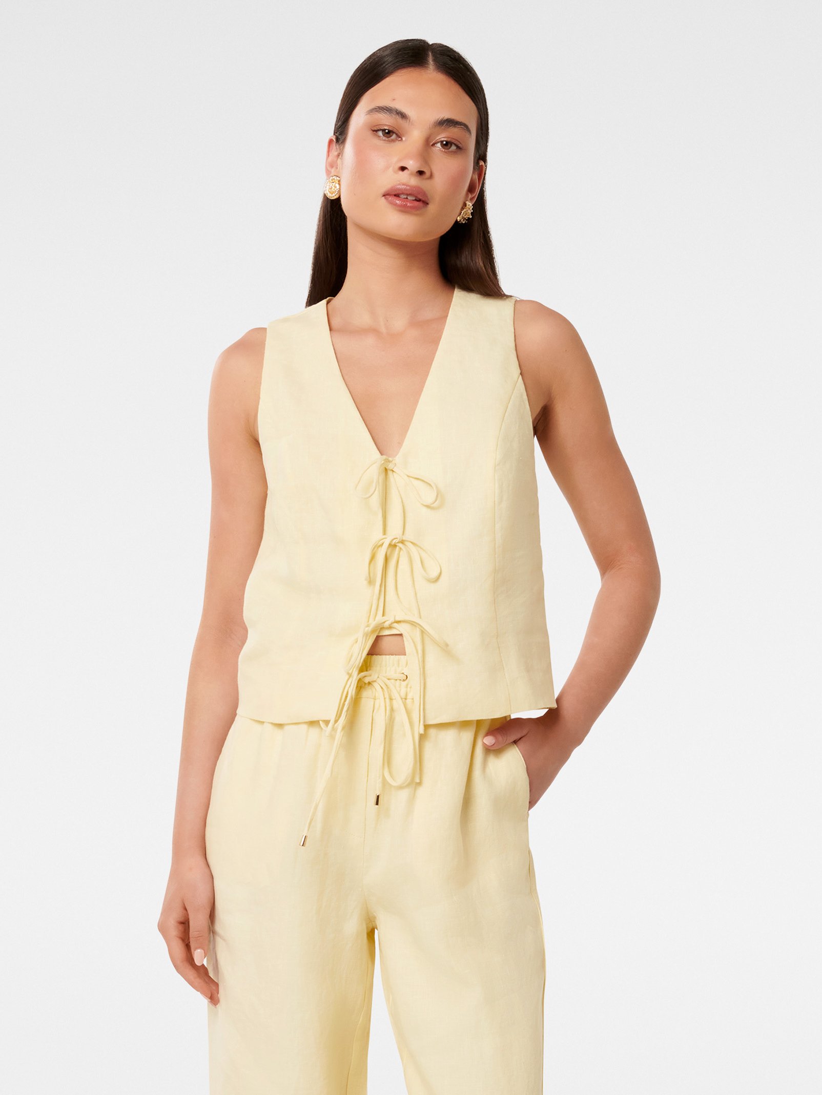 Erin Tie Front Waistcoat