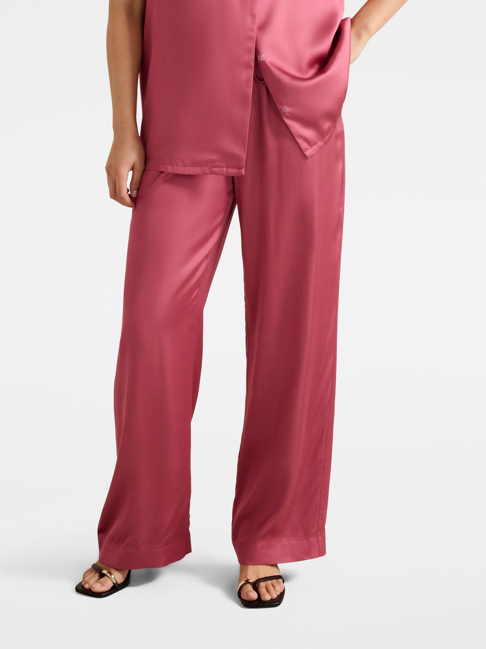Jenna Drawstring Wide Leg Pant