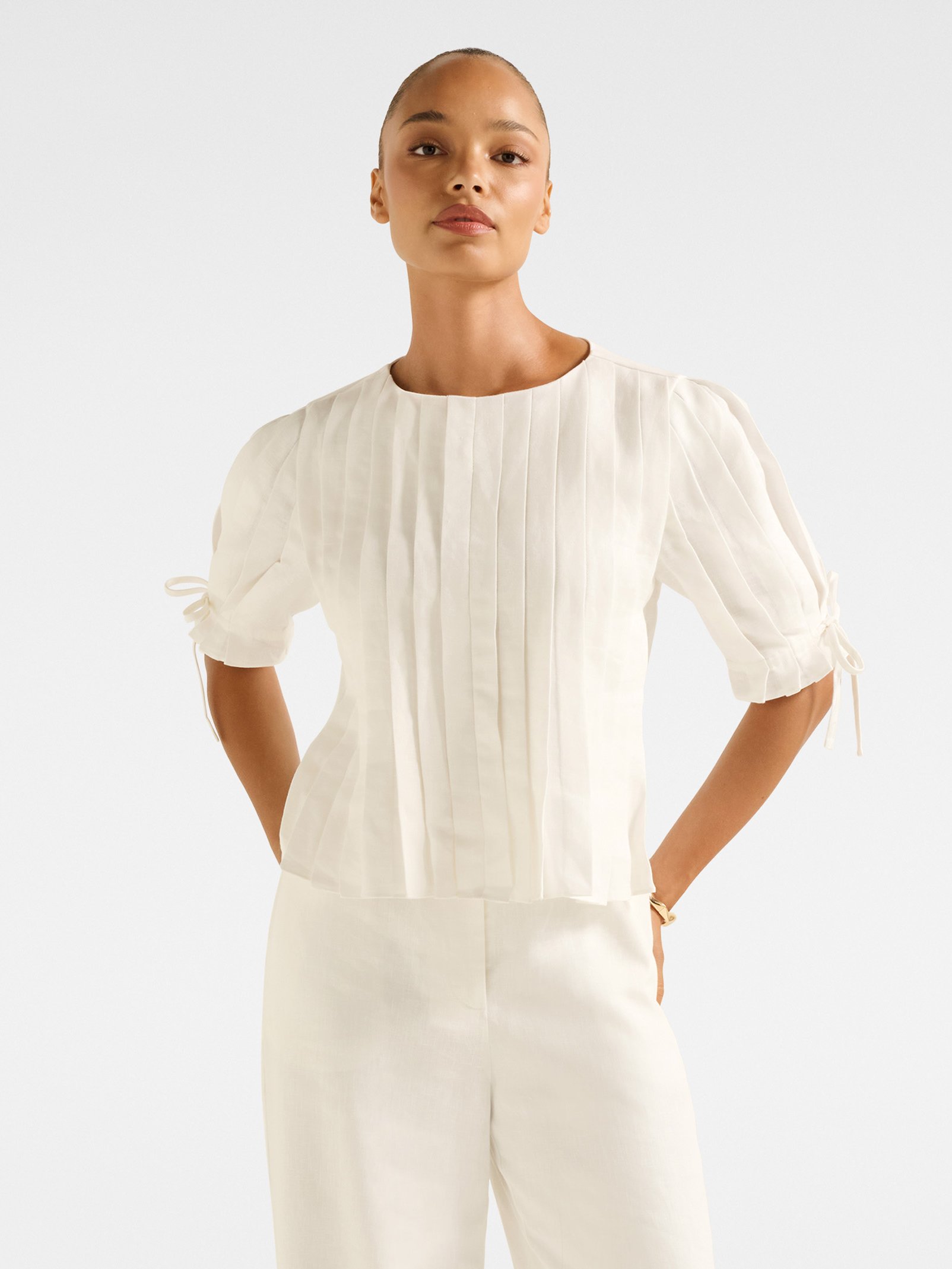 Phillipa Pleated Top