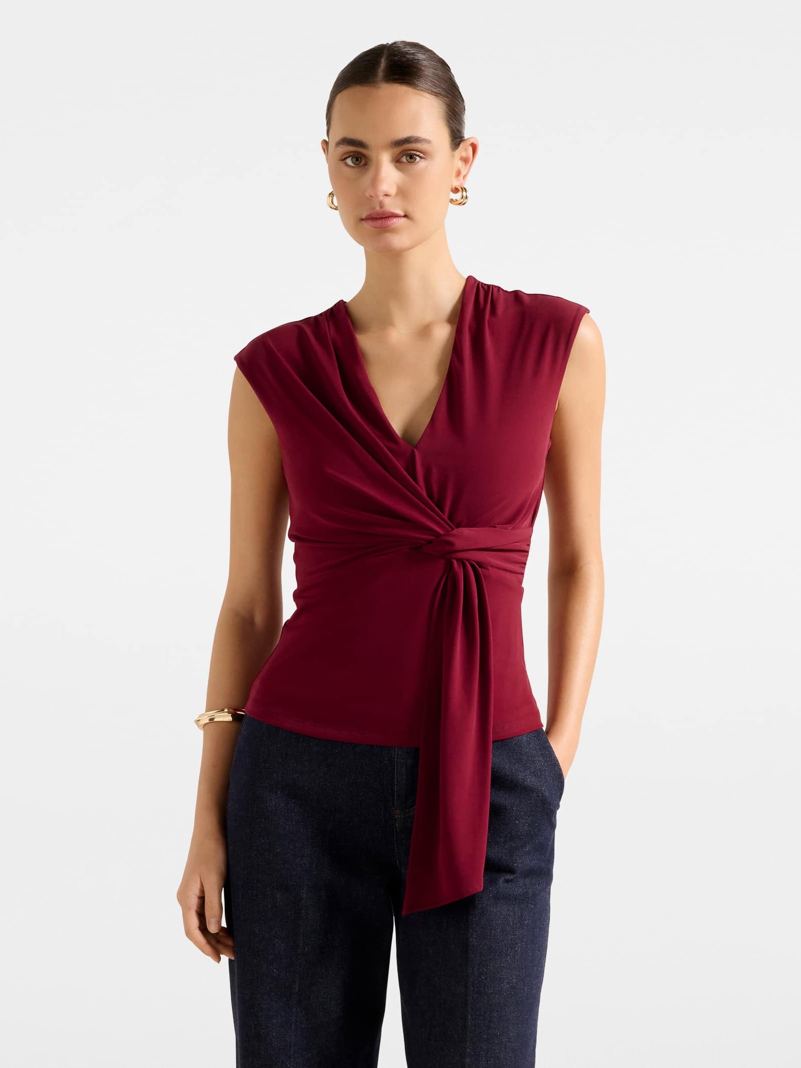 Emma Twist Front Top