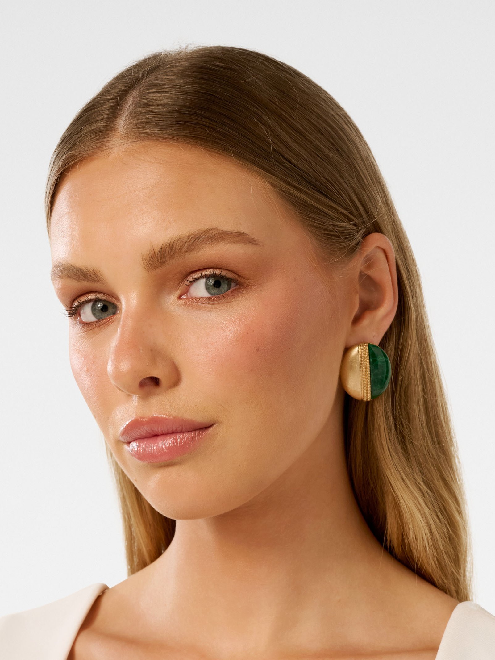 Signature Ember Enamel Stud