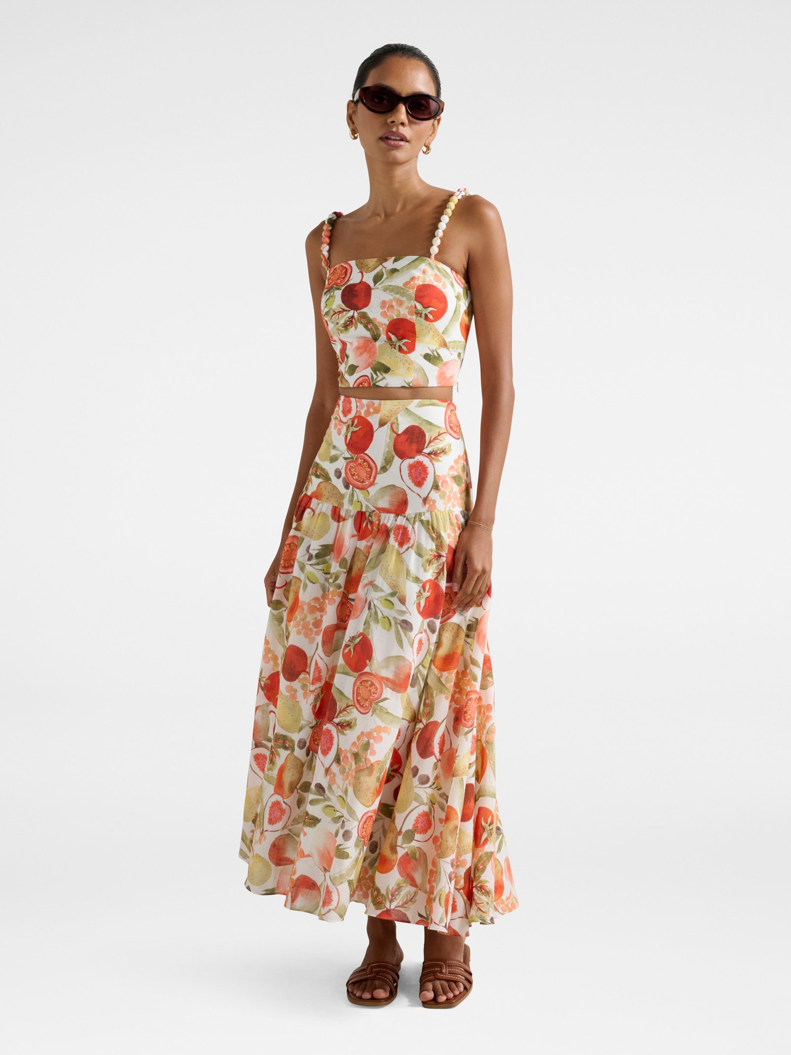 Flore Petite Printed Top