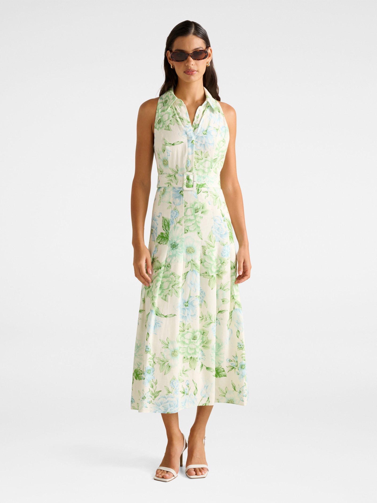 Lindsey Linen Tennis Dress