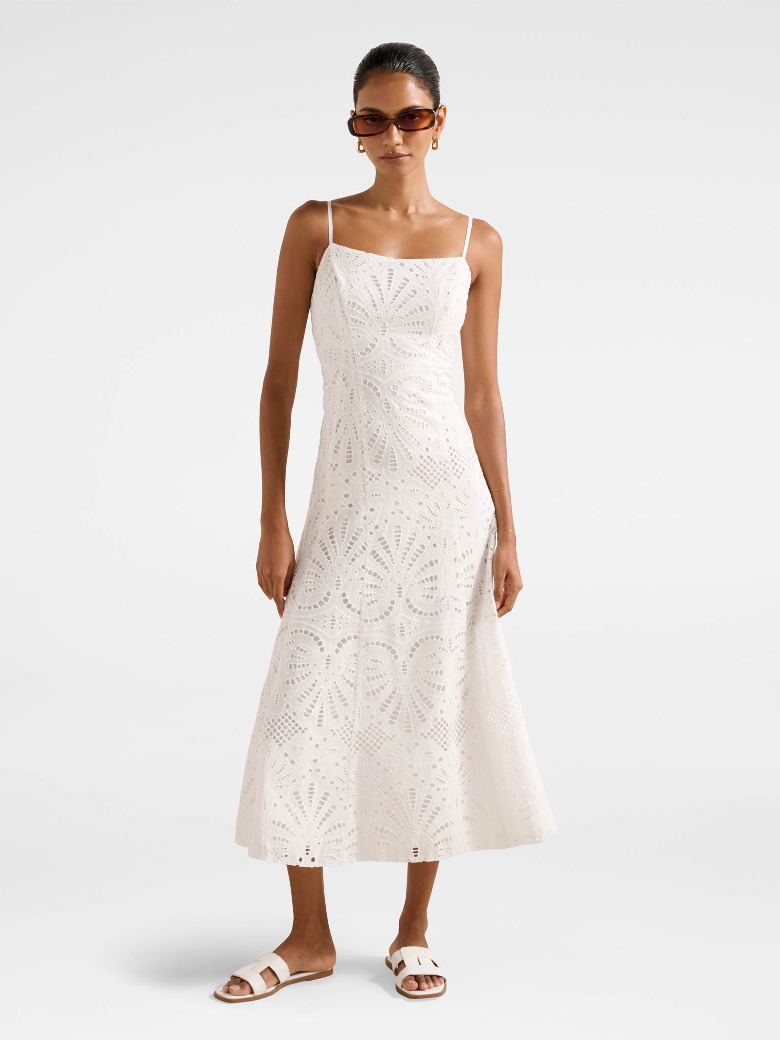 Molly Petite Embroidered Dress