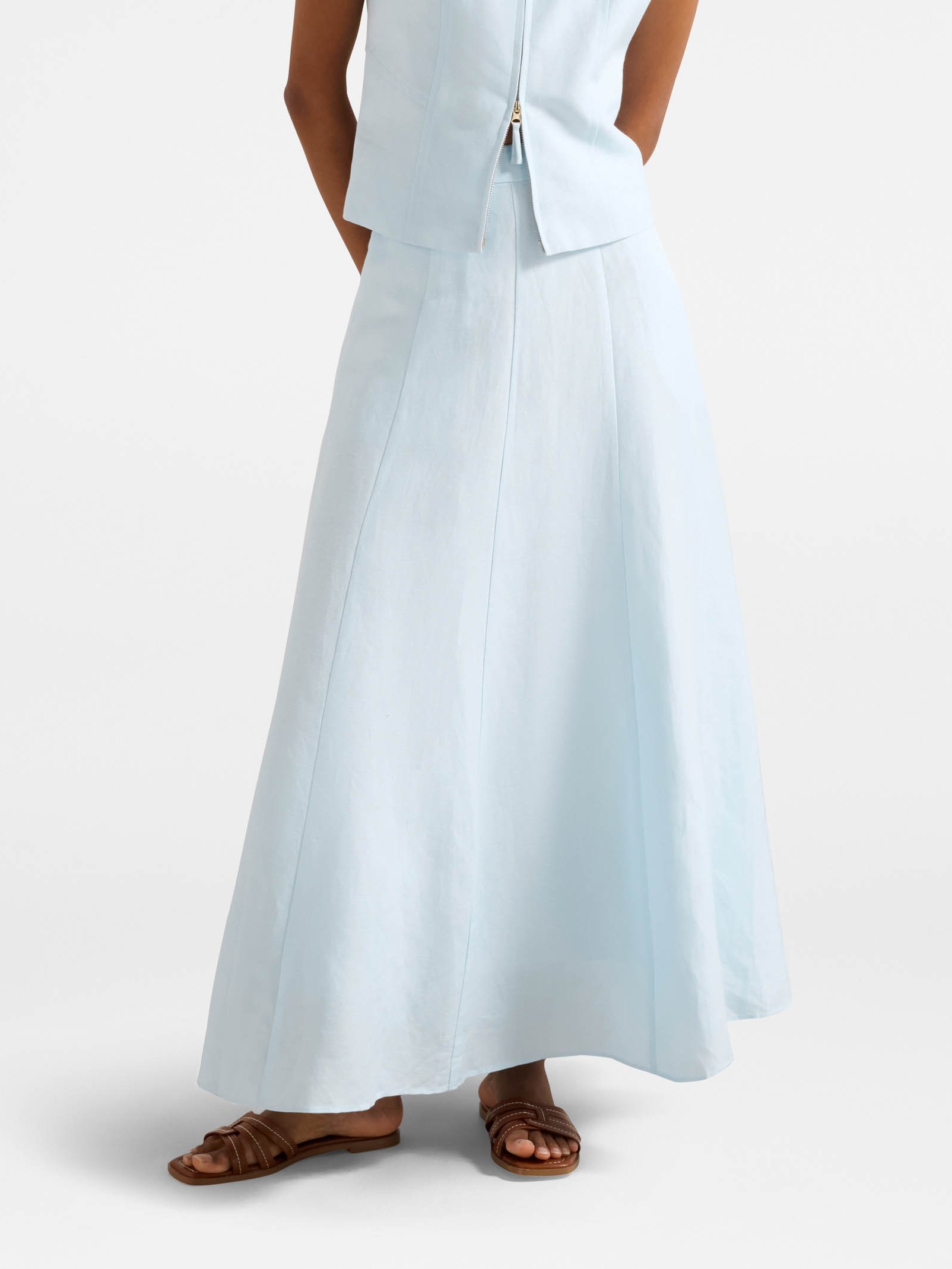 Georgina Petite Godet Skirt