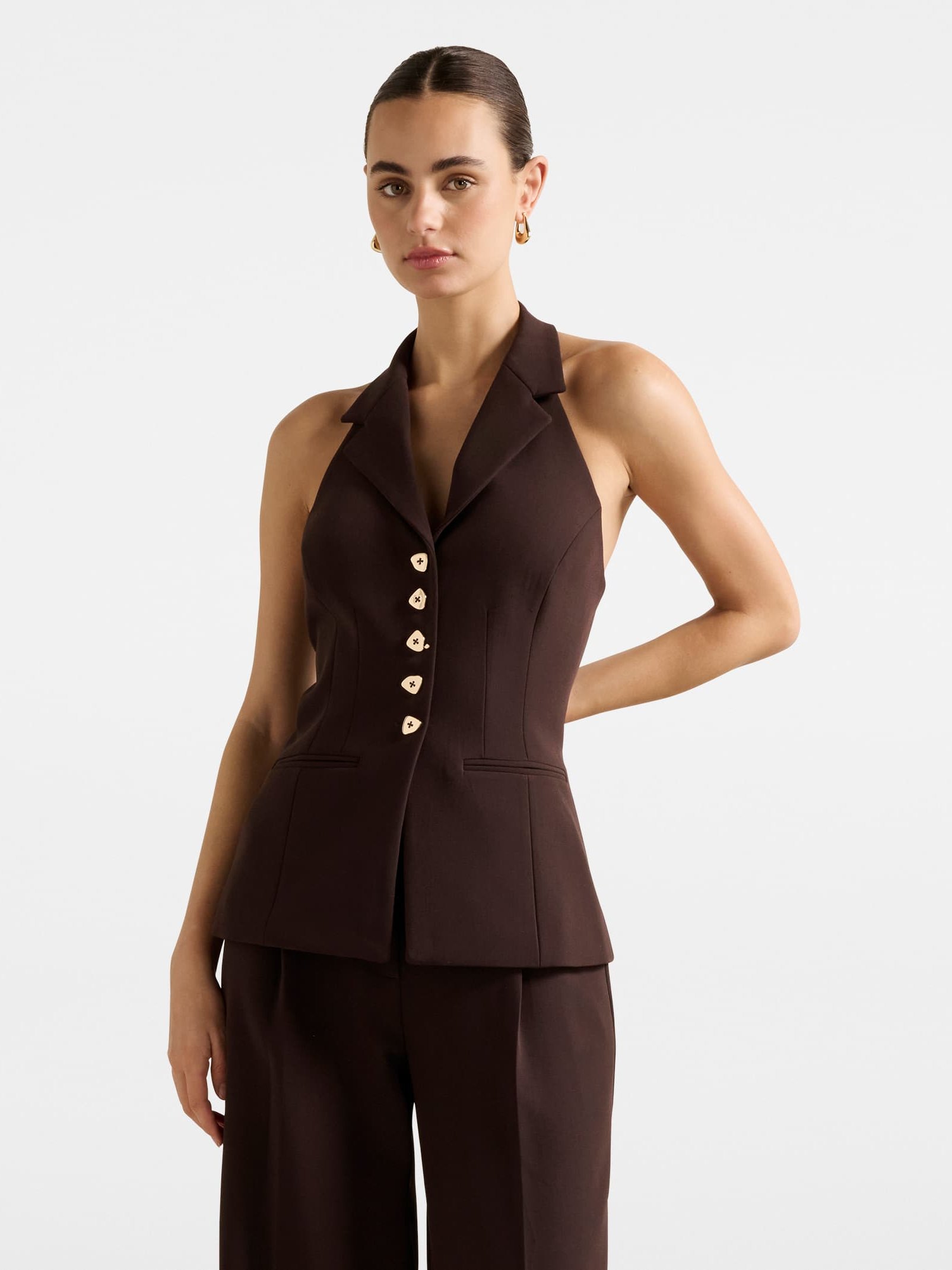 Briony Halter Waistcoat
