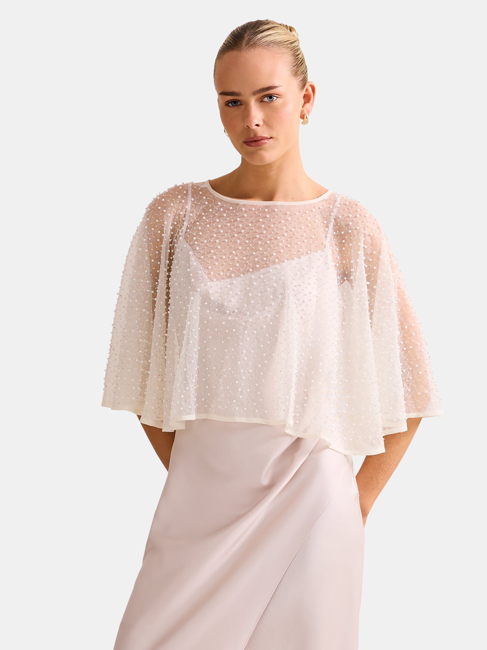Louise Pearl & Bead Cape