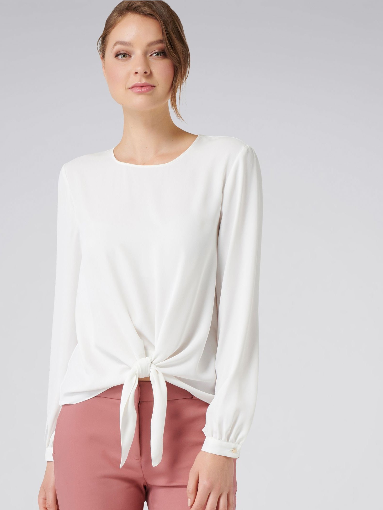 Arina Tie Front Blouse